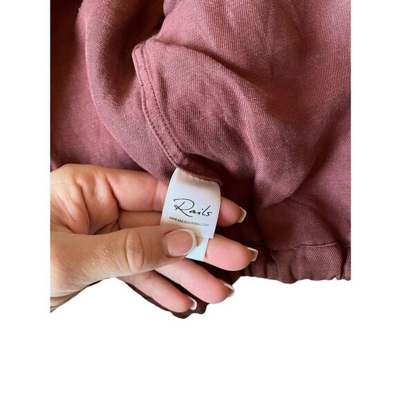 Rails Collins Jacket Brick Brown size M Utility Full zip - Picture 11 of 16